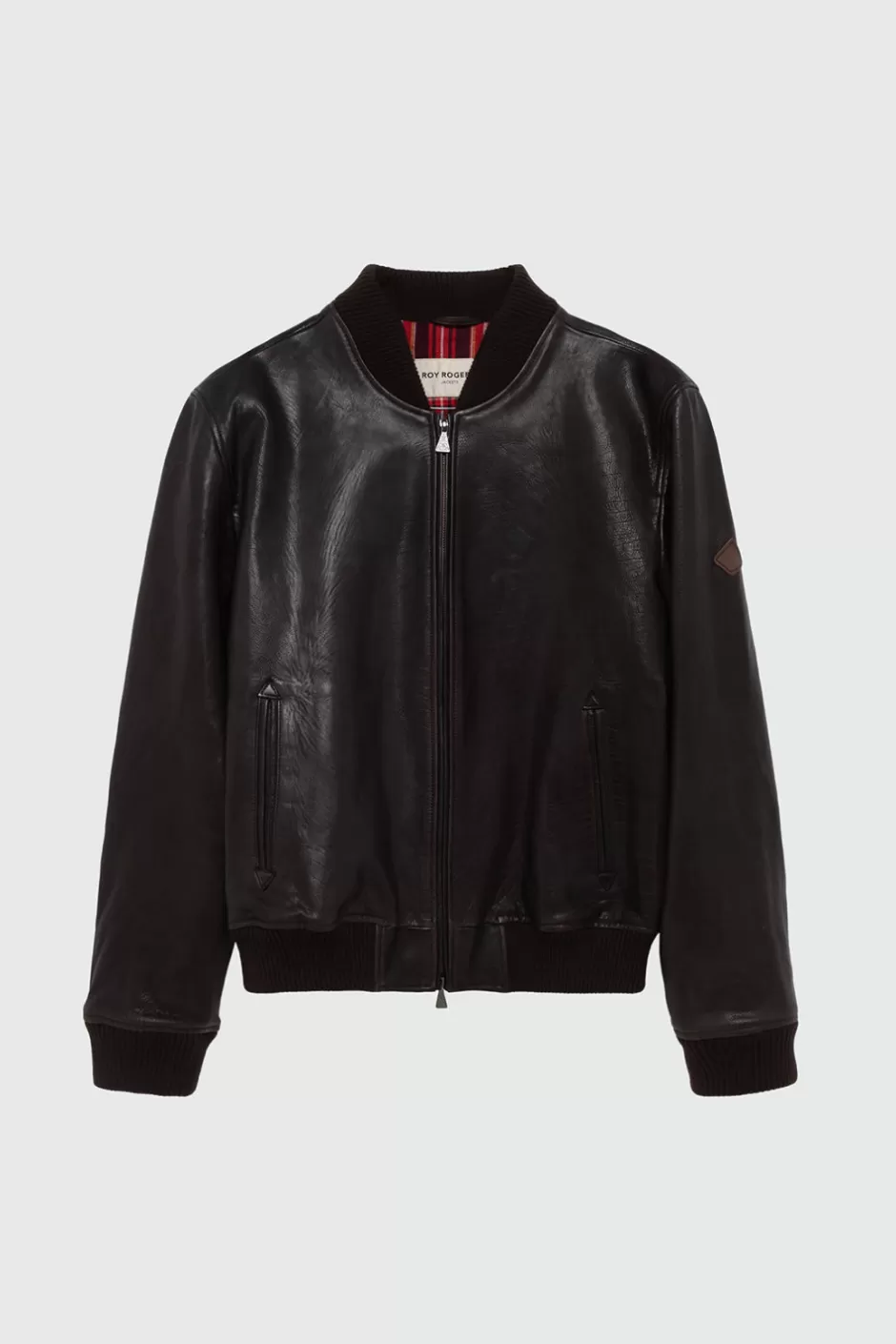 Uomo Roy Rogers Bomber In Pelle Vintage