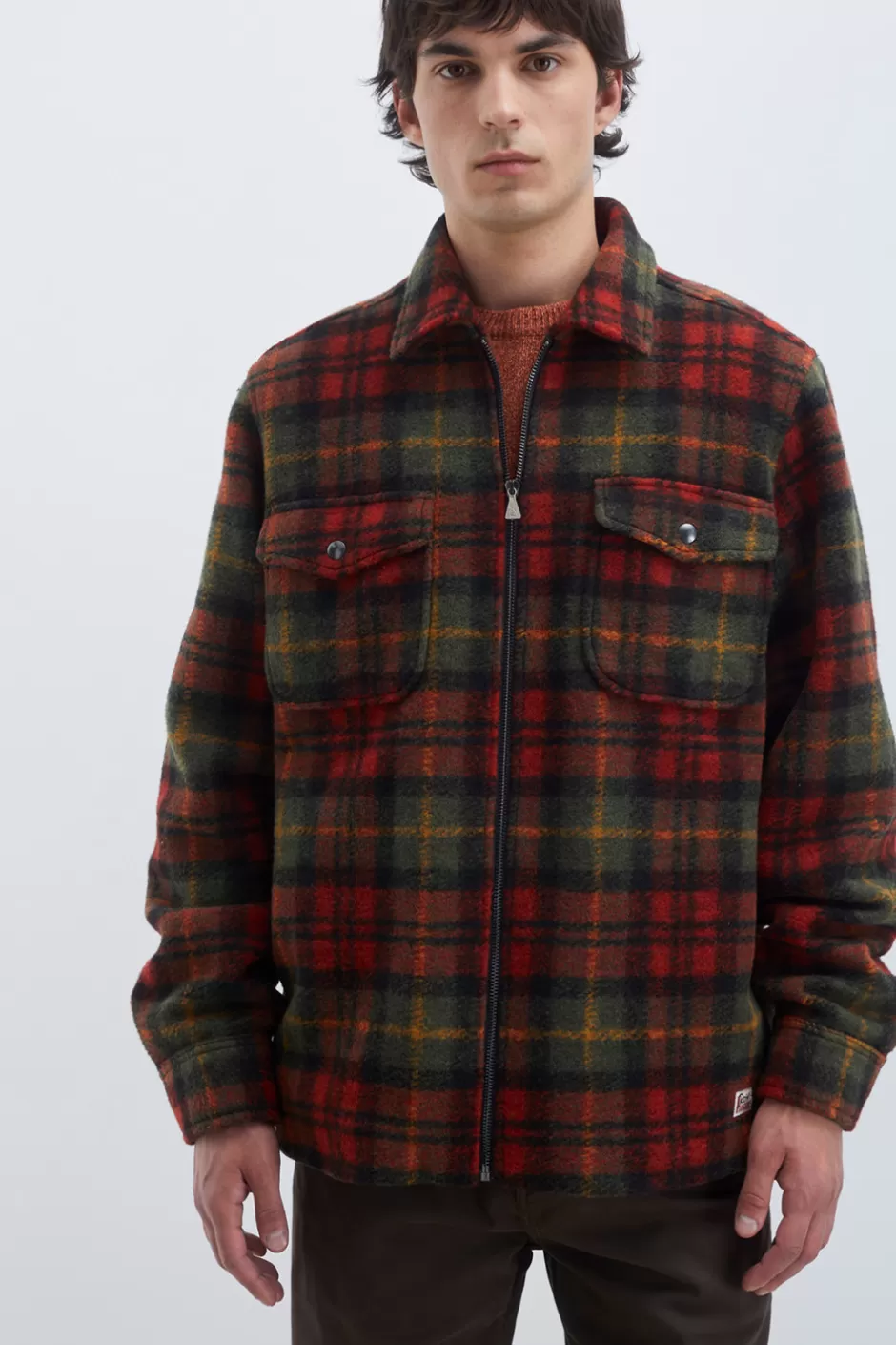 Uomo Roy Rogers Camicia Over Cottage Check