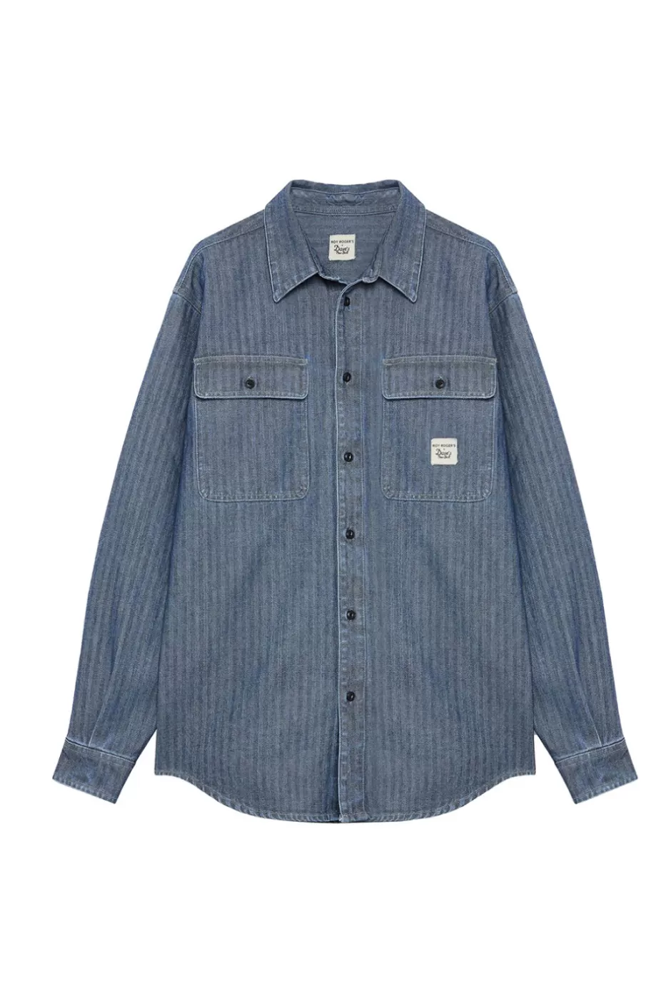 Uomo Roy Rogers Camicia Time Off Roy Roger's X Dave's Ny In Cotone Riciclato