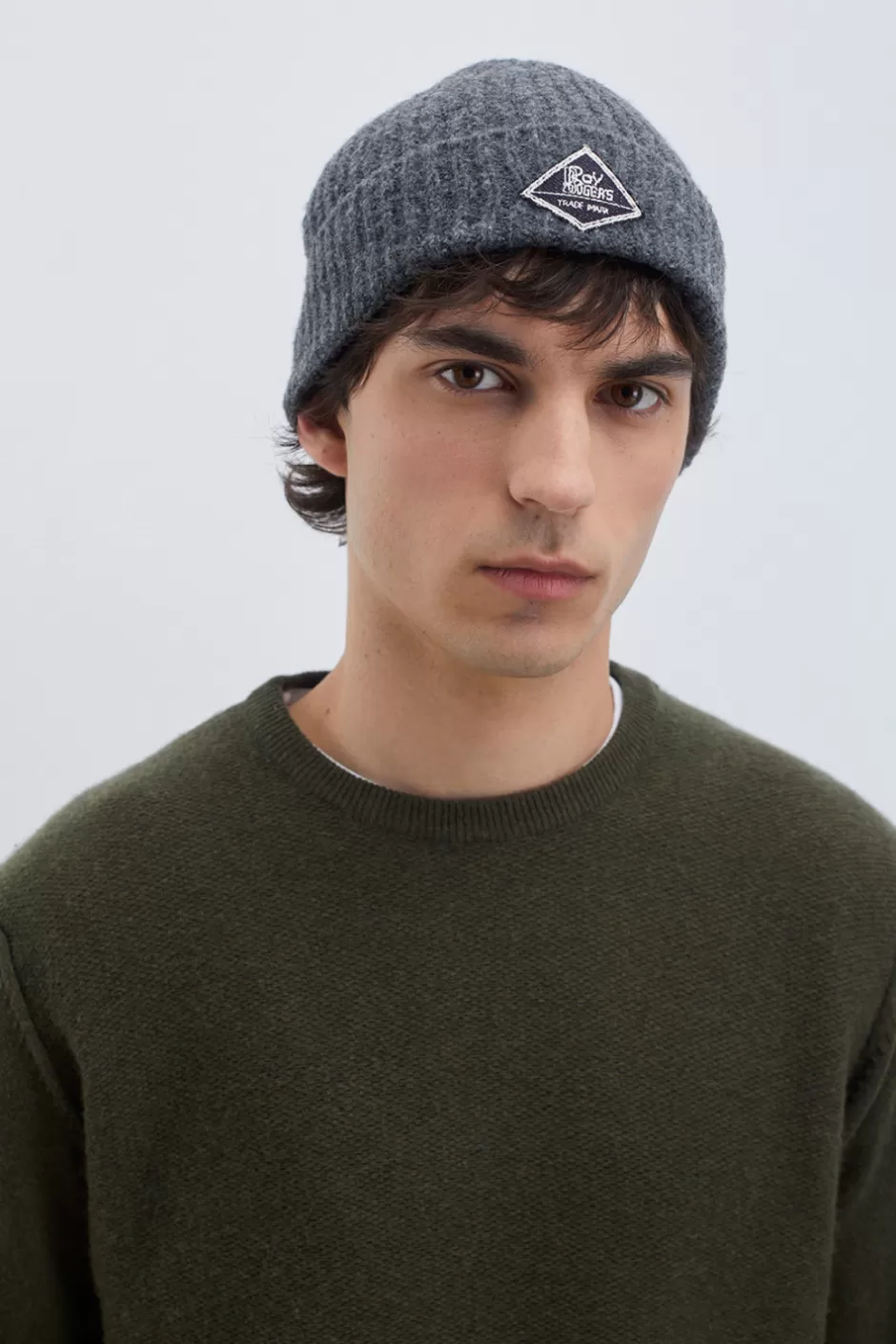 Uomo Roy Rogers Cappello Beanie Knitted