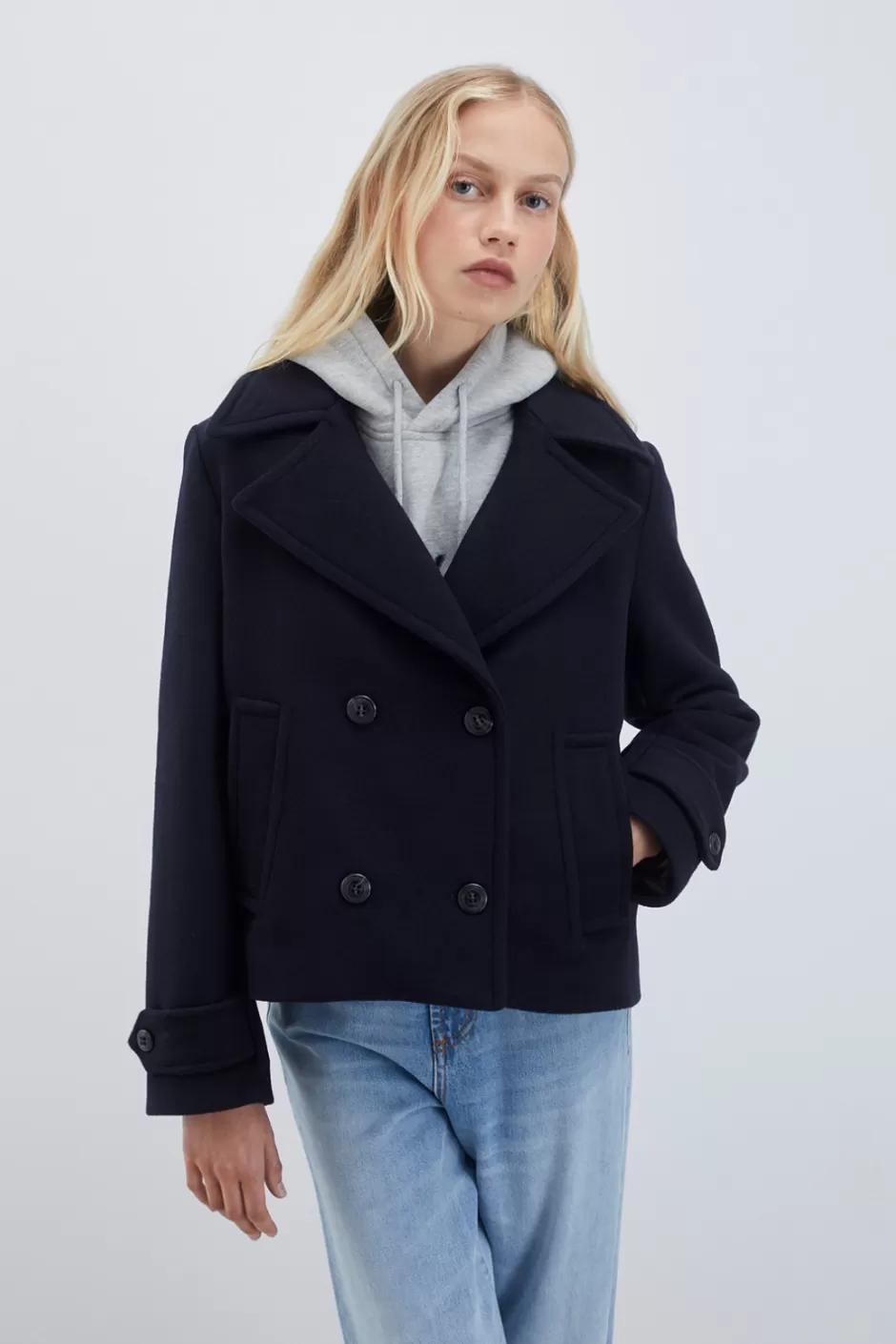 Donna Roy Rogers Cappotto Melton