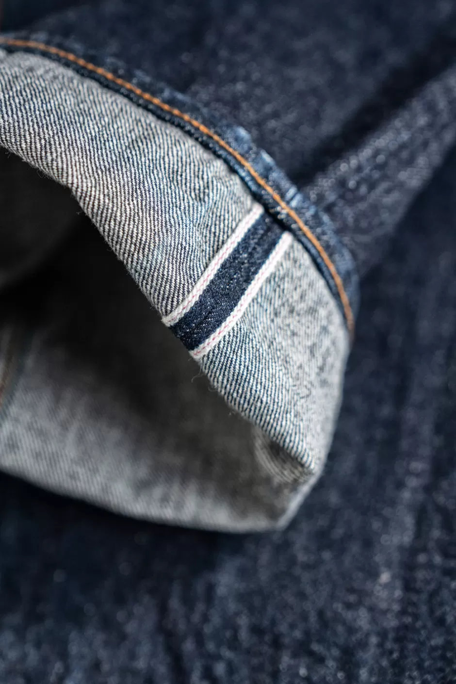 Uomo Roy Rogers Cult Wide Man Jap Selv. Shrink To Fit Denim Rinse