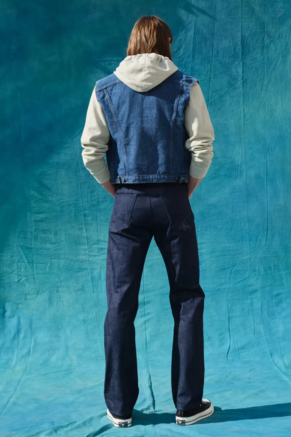 Uomo Roy Rogers Cult Wide Selvedge Bar Roy Roger's Org. Denim Raw