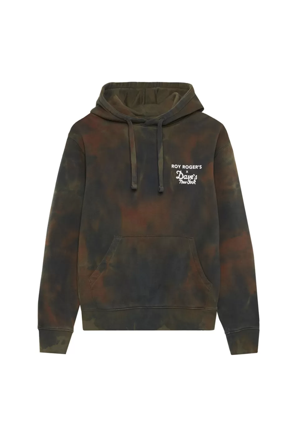 Uomo Roy Rogers Felpa Con Cappuccio Roy Roger's X Dave's Ny Con Tie Dye