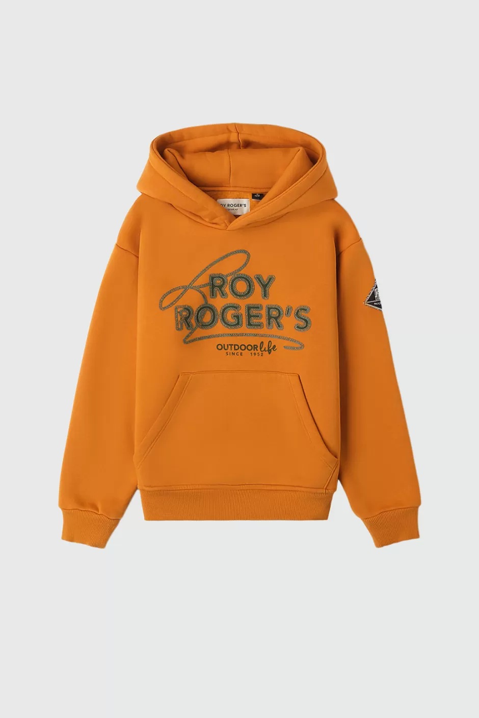 Bambino Roy Rogers Felpa Logo Con Cappuccio