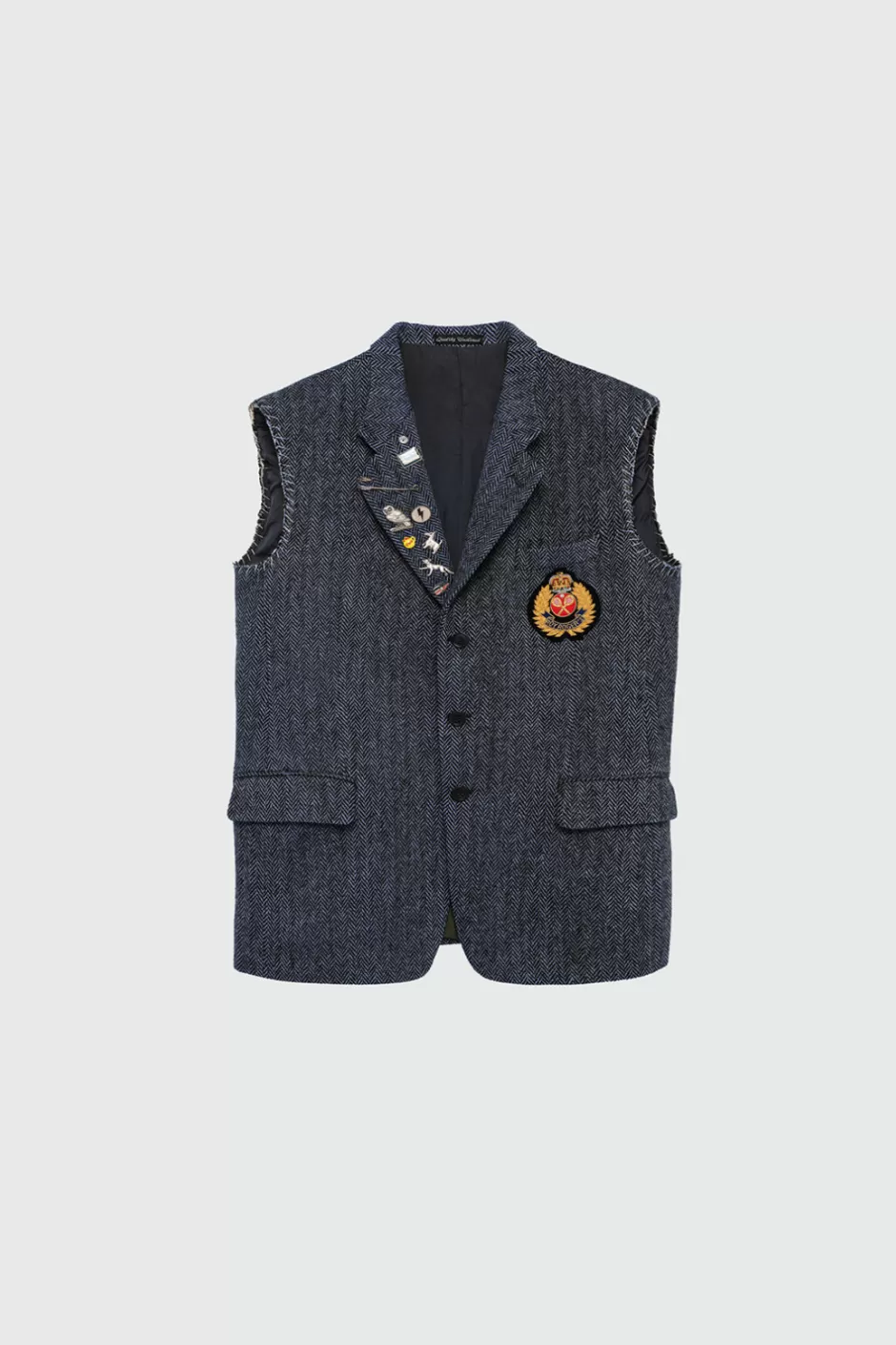 Donna Roy Rogers Giacca Vintage Old Glory Harris Tweed