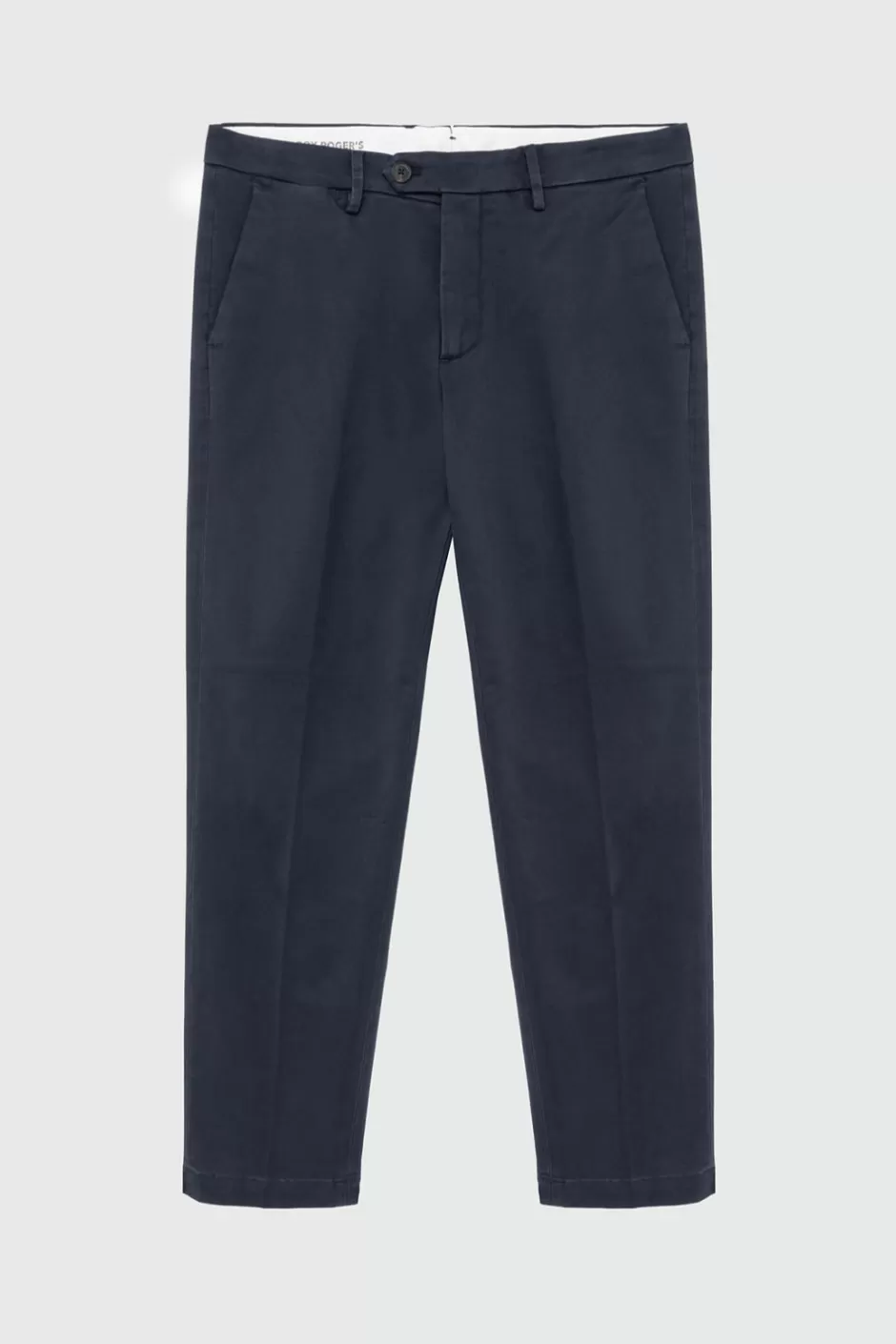 Uomo Roy Rogers Pantalone Chino Conduit In Gabardina