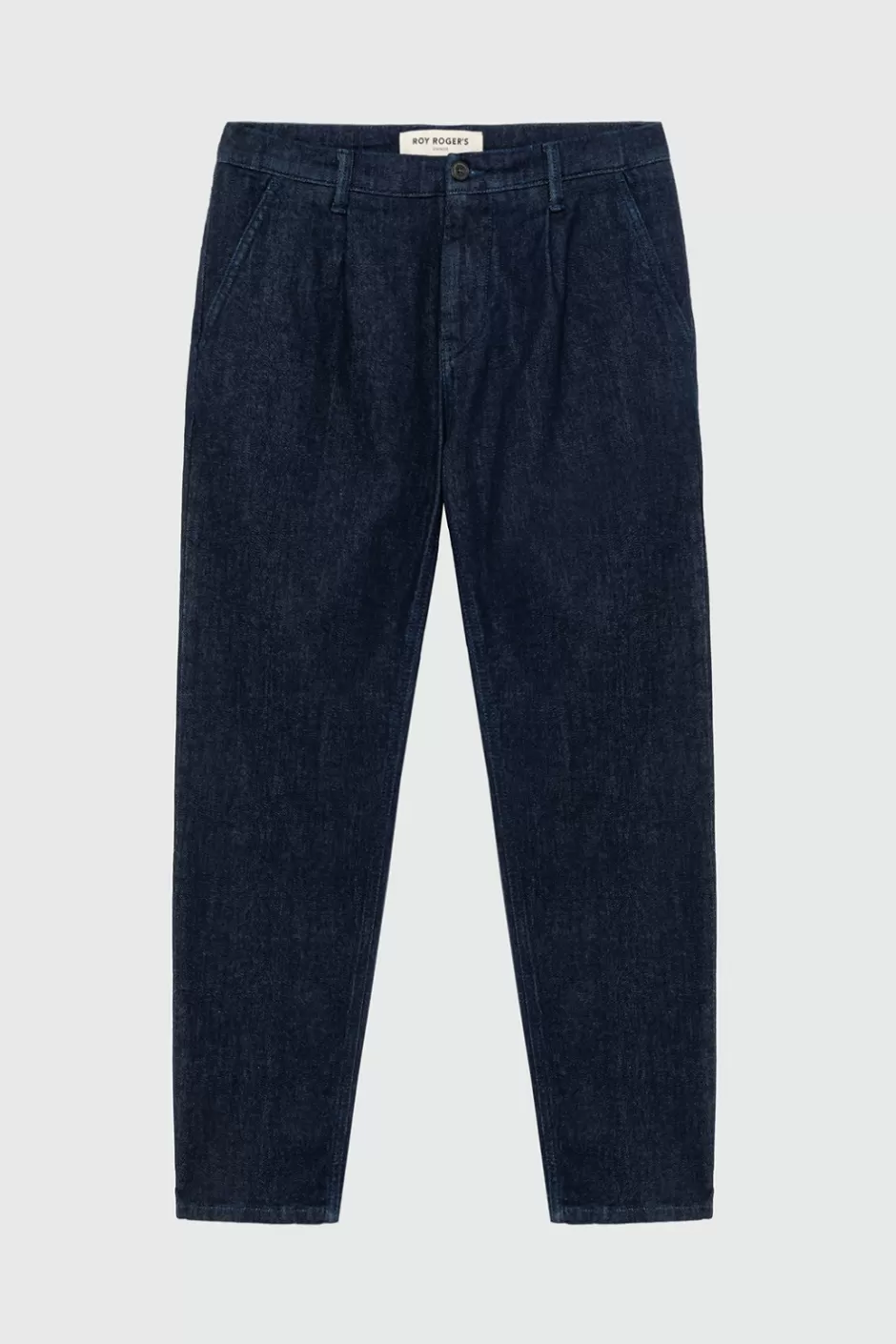 Uomo Roy Rogers Pantalone Day Off In Denim Rinse