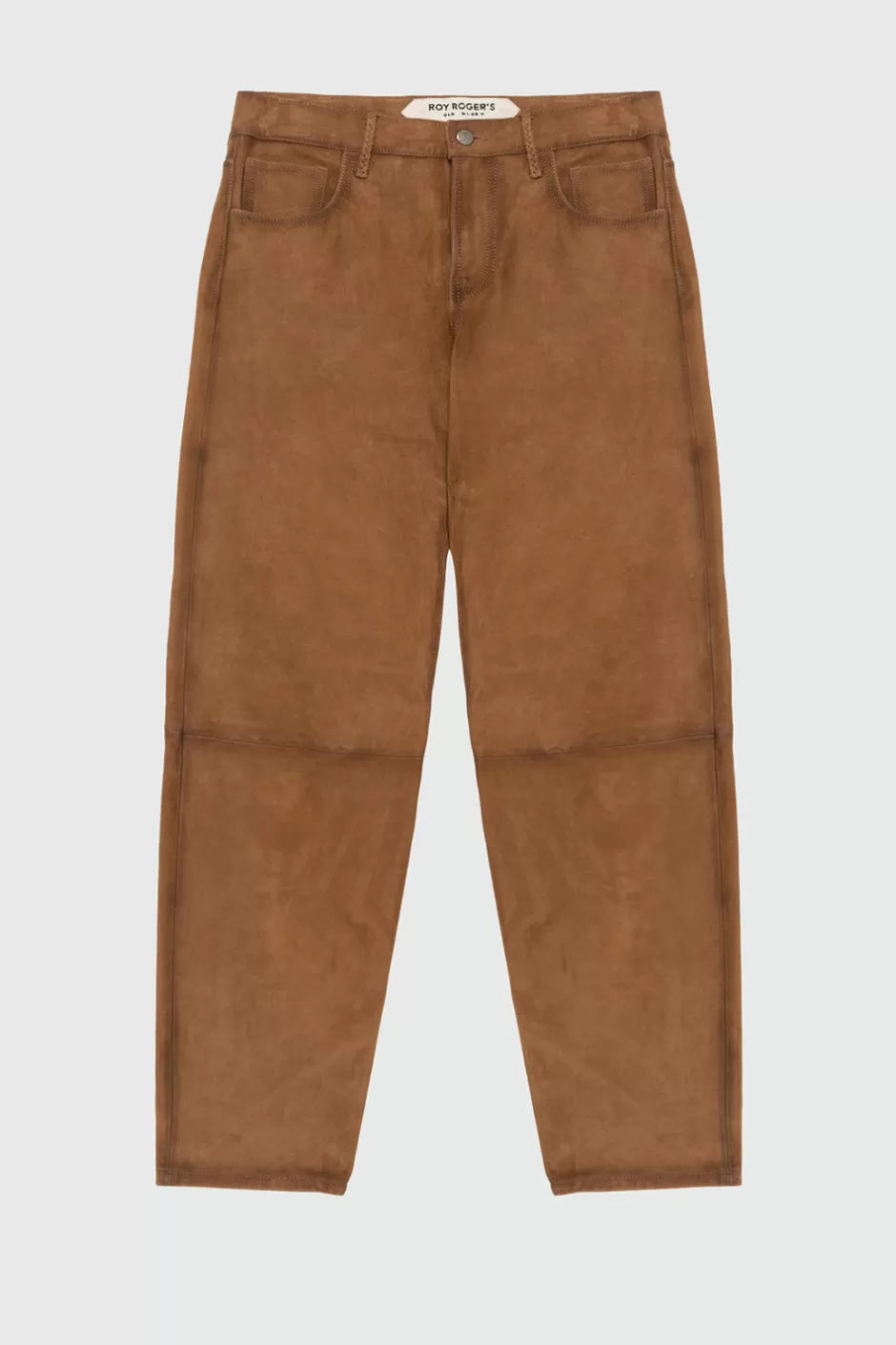 Donna Roy Rogers Pantalone Sofia In Suede Vintage