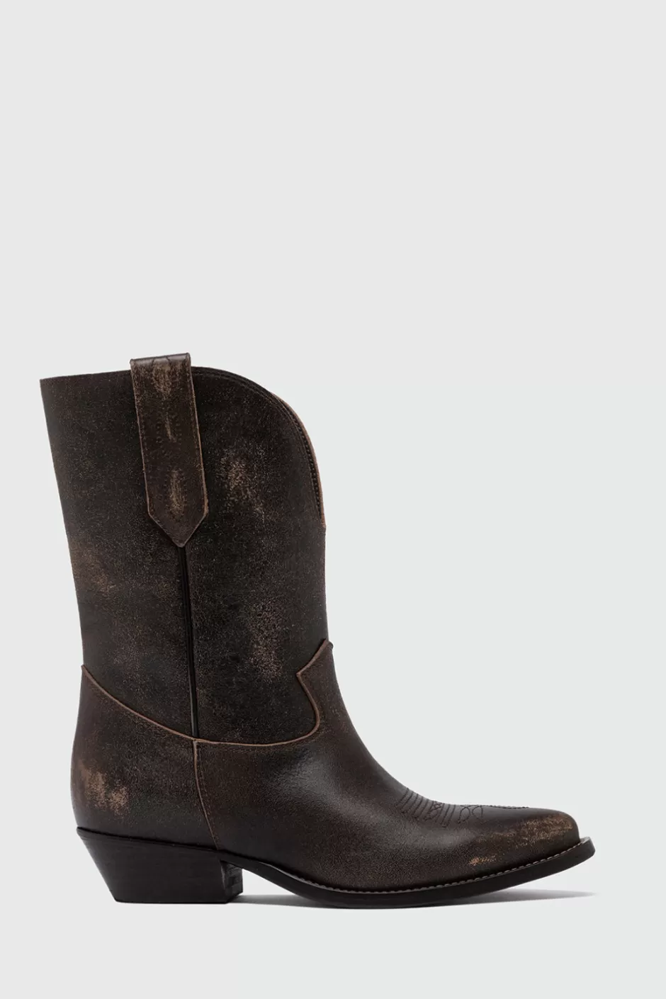 Donna Roy Rogers Texano Capalbio In Pelle Vintage
