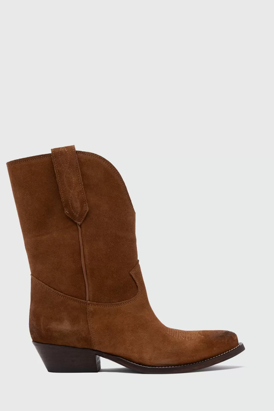 Donna Roy Rogers Texano Capalbio In Suede Vintage