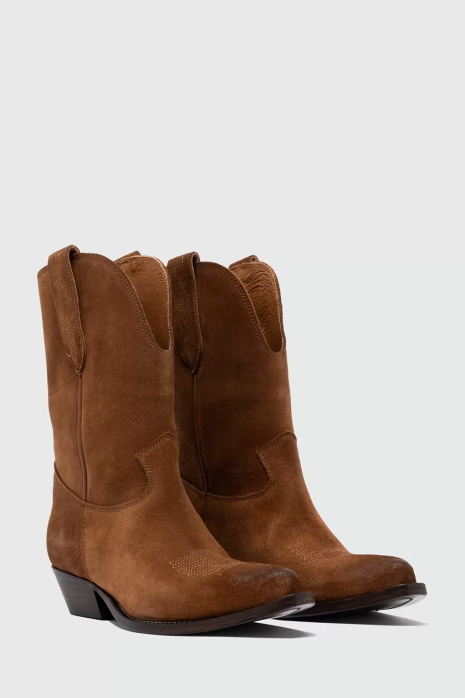 Donna Roy Rogers Texano Capalbio In Suede Vintage