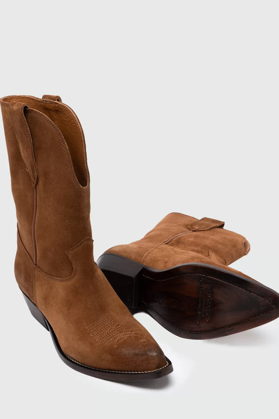 Donna Roy Rogers Texano Capalbio In Suede Vintage