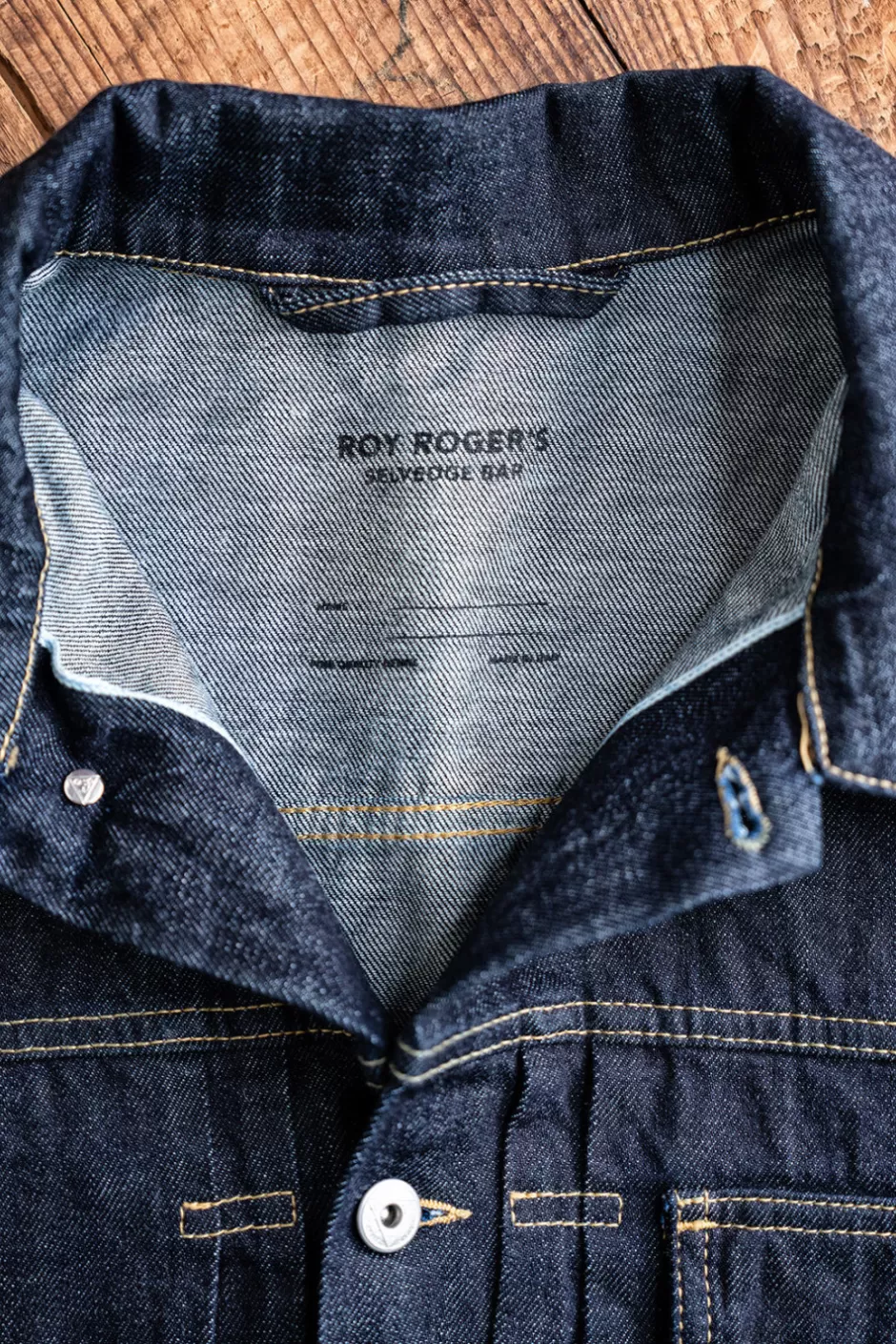 Uomo Roy Rogers Type X Man Jap Selvedge Denim Rinse